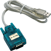 RS-232 Cable to USB Adapter  