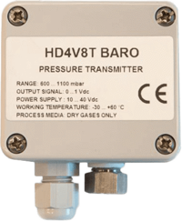 HD4V8TBARO – Barometric Transmitter Wall Mount