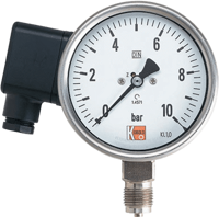DZF26 - Stainless Steel Pressure Gauge with Analog Output