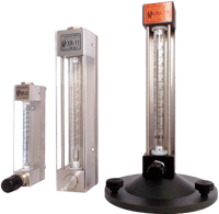 UMR - UXR - URA Series Glass Tube Variable Area Flow Meter