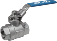 2 Piece 316 Stainless Steel Ball Valve #266FTS