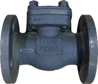 Class 150 Forged Steel Flanged End Piston Check Valve #PC150FE