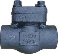 Socket Weld End & Threaded End Forged Steel Swing Check Valve #SC800SW/TE