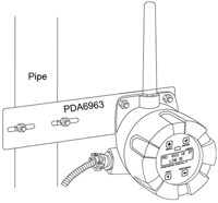 PDA6963 2" Pipe Mounting Kit for PDW30-SNA, PDW30-RNA & PDW90-FN Field Units