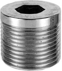 PDAPLUG75 3/4" NPT 316 Stainless Steel Stopping Plug with Approvals