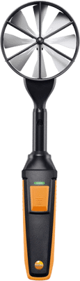 High-Precision Vane Probe (Ø 100 mm, Digital) - with Bluetooth® including Temperature Sensor