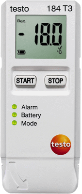 Testo 184 T3 - Temperature USB Transport Data Logger with LCD Display