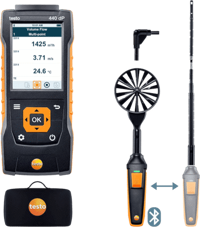 Testo 440 dP - Air Flow ComboKit 1 with Bluetooth and Delta P