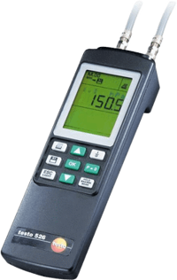 Testo 526 - Differential Pressure Measuring Instrument
