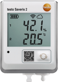 Testo Saveris 2-H2 - Wi-Fi Data Logger for the External Temperature and Humidity Probe