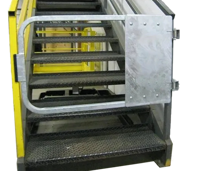 Guard Dog Self Closing Gate, Stainless Steel / Galvanized / Coated Yellow