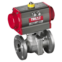 A-T Controls Automated Ball Valve, FD9 Series 150# Flanged