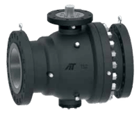 A-T Controls Trunnion Mounted Ball Valve, TS Series
