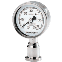 Ashcroft Sanitary Pressure Gauge, 1032 Fractional