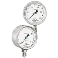 Ashcroft All-welded Stainless Steel Process Pressure Gauge, T5500/T6500