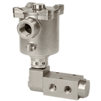 Bifold Pilot Operated Direct-Acting Solenoid Valve, BXS 5/2