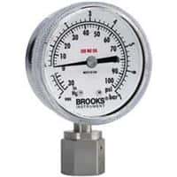 Brooks Instrument Indicating Pressure Gauge, S122/C122/F122 Series