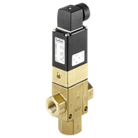 Burkert 3/2-Way Solenoid Valve, 0340