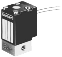 Burkert Direct-Acting 2/2-Way Miniature Solenoid Valve, 200
