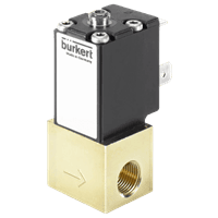 Burkert 2/2-Way Solenoid Control Valve, 2861