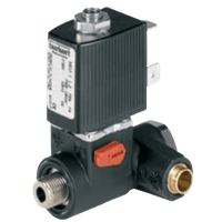 Burkert 3/2-Way Mini Solenoid Valve, 6012P