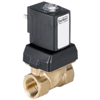 Burkert Servo-Assisted 2/2-Way Diaphragm Solenoid Valve, 6213EV