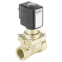 Burkert Servo-Assisted 2/2-Way Diaphragm Valve, 6281EV