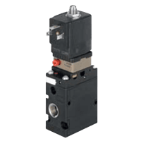 Burkert Pneumatic Solenoid Valve with Standard Temperature, 6518/6519