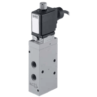 Burkert Pneumatic Solenoid Valve with Extended Temperature, 6519 Ex m