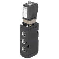 Burkert Pneumatic Solenoid Valve with Extended Temperature, 6519 Standard