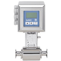 Burkert Full Bore Magmeter, Hygienic Process Connection, 8056