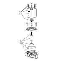 Burkert Fluid Control Systems Direct-Acting 2/2-Way Lifting Armature Valve, Type 0283
