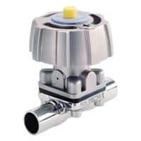 Burkert Manually Operated 2-Way Diaphragm Valve with Stainless Steel Body, Type 3233