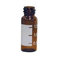 Chromatography Research Supplies 1.8 mL Amber Screw Graduated Vial Std. Mouth (100/pk)