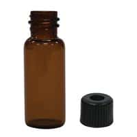 Chromatography Research Supplies 1.8 mL Amber Screw Top Combo Pack w/ Preassem Caps (100/pk)