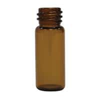 Chromatography Research Supplies 1.8 mL Amber Wide Mouth Screw Vial (100/pk)