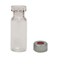Chromatography Research Supplies 1.8 mL Clear Std Mouth Crimp Top Vial Combo Pack (100/pk)