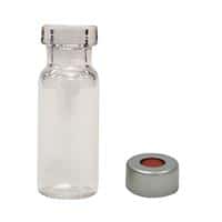 Chromatography Research Supplies 1.8 mL Clear Wide Mouth Crimp Top Vial Combo Pack (100/pk)