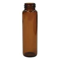 Chromatography Research Supplies 12 mL Amber Screw Top Vial 19x65 mm (144/pk)