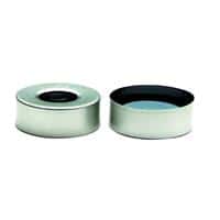 Chromatography Research Supplies 20 mm Aluminum Crimp Cap and Bellow Seal (100/pk)
