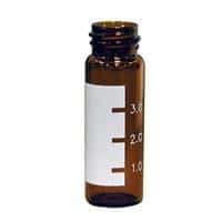 Chromatography Research Supplies 4.0 mL Amber Screw Graduated Vial (100/pk)
