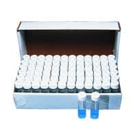 Chromatography Research Supplies 40 mL Clear EPA Vial Combo Pack with Bonded Level 3 Cap (100/pk)