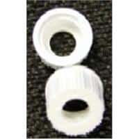 Chromatography Research Supplies 8 mm White Screw Cap (100/pk)