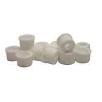 Chromatography Research Supplies 8 mm White Wide-Lip Screw Cap (100/pk)