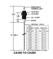 CA391 Crown Flame Rod 12" Replaces FRS2-12 