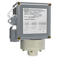 CCS Differential Pressure Switch, 605D Series