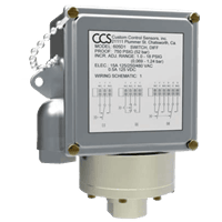 CCS Differential Pressure Switch, 605D Series