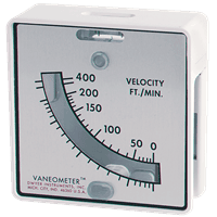 Dwyer Vaneometer Swing Vane Anemometer, Model 480