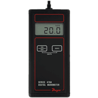 Dwyer Single Pressure Digital Manometer, Series 476A & 478A