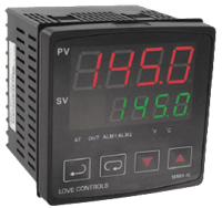 Dwyer 1/4 DIN Temperature Controller, Series 4C